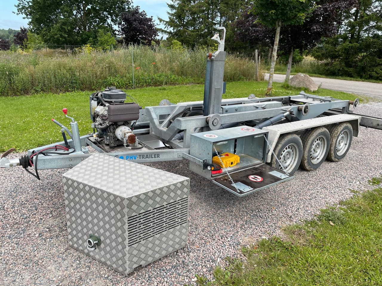 Remorque ampliroll/ Multibenne PHV hooklift trailer, EC FLEX PH1532, 3 axles: photos 14