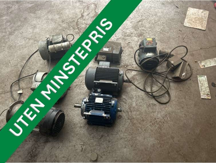 7 stk. elektromotorer (uten minstepris) - Équipement de garage: photos 1 7 stk. elektromotorer (uten minstepris) - Équipement de garage: photos 1