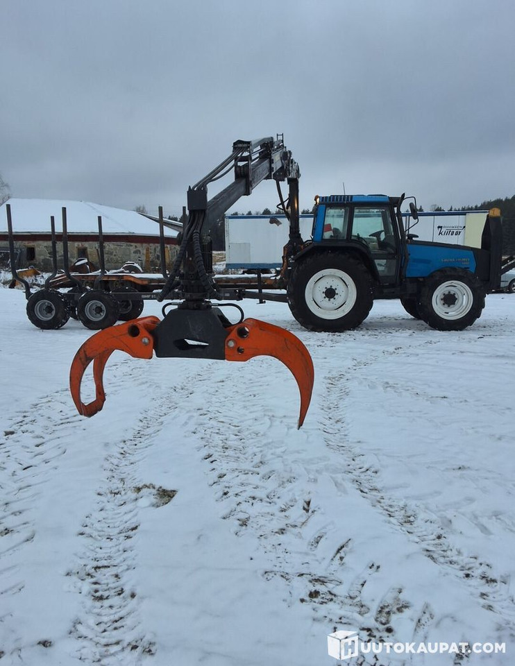 Valmet 6800 + PMF 850 crane + trailer BMF 9T, Leppävirta - Autre matériel: photos 3 Valmet 6800 + PMF 850 crane + trailer BMF 9T, Leppävirta - Autre matériel: photos 3