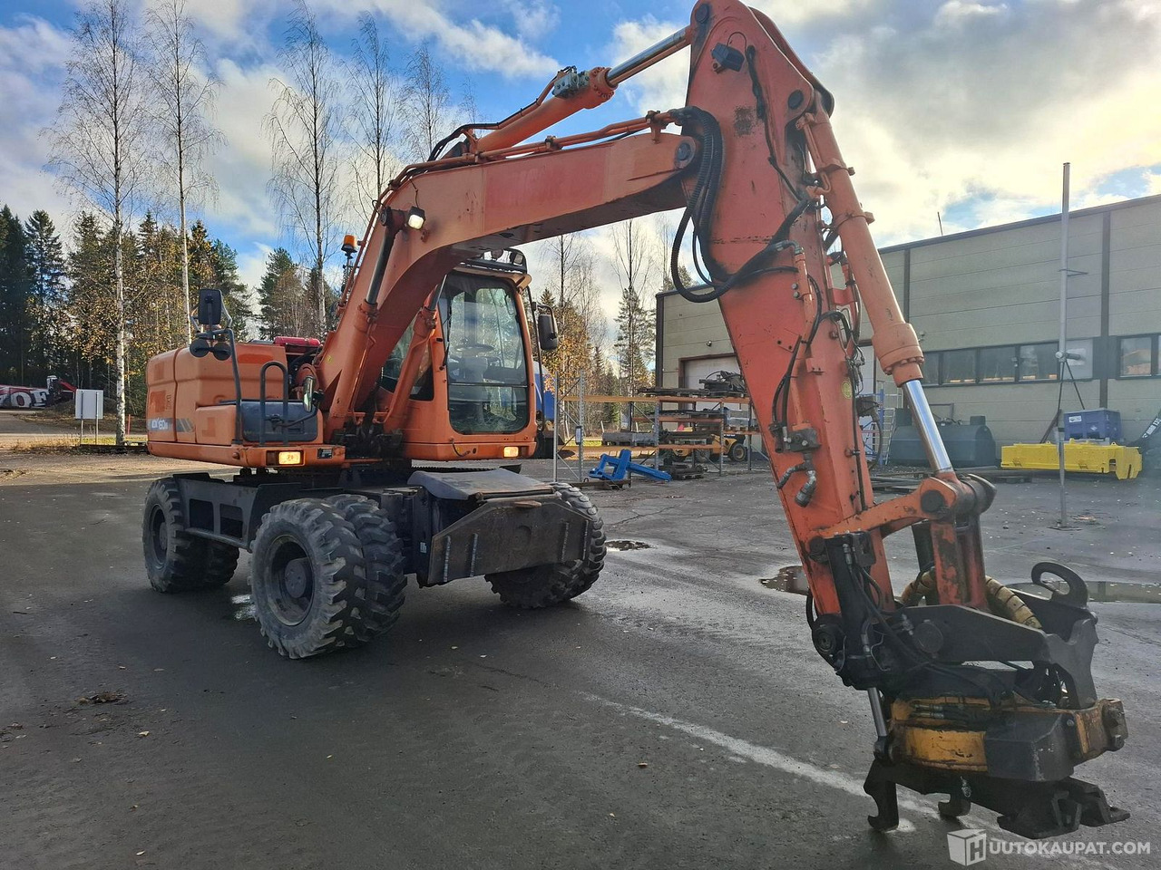 Doosan DX160W, 2009, Sonkajärvi - Pelle sur pneus: photos 5 Doosan DX160W, 2009, Sonkajärvi - Pelle sur pneus: photos 5