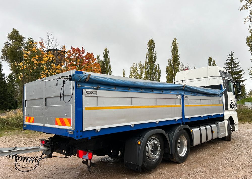 MAN TGX Tandem 1m burty TOP KOMPLET / ALUFELGI / zarejestrowany gotowy do pracy / przyczepa 18t / FULL OPCJA / 26.420 26.460 26.500 26.400 26.440 26.480 26.510 460 500 - Camion plateau: photos 3 MAN TGX Tandem 1m burty TOP KOMPLET / ALUFELGI / zarejestrowany gotowy do pracy / przyczepa 18t / FULL OPCJA / 26.420 26.460 26.500 26.400 26.440 26.480 26.510 460 500 - Camion plateau: photos 3