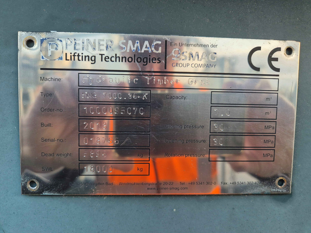 Peiner SMAG HHG.34-K - Grappin pour Équipement portuaire: photos 2 Peiner SMAG HHG.34-K - Grappin pour Équipement portuaire: photos 2