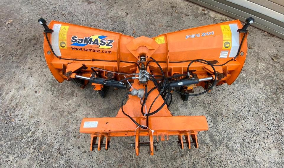 SaMASZ PSV 201 G V-Pflug Keilpflug Variopflug Schneeschieber Schneeschild Winterdienst Räumschild Schneepflug passend für Traktor Fronthydraulik - Lame à neige: photos 5 SaMASZ PSV 201 G V-Pflug Keilpflug Variopflug Schneeschieber Schneeschild Winterdienst Räumschild Schneepflug passend für Traktor Fronthydraulik - Lame à neige: photos 5