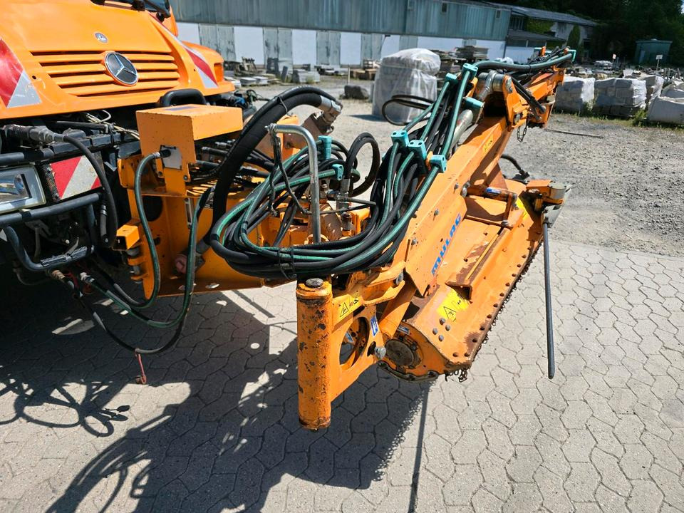 Engin de déneigement Unimog U400 405/12 6-Zylinder mit Mulag Böschungsmäher Böschungsmulcher Frontmäher Randstreifenmäher Mercedes-Benz U 400 300 500: photos 10