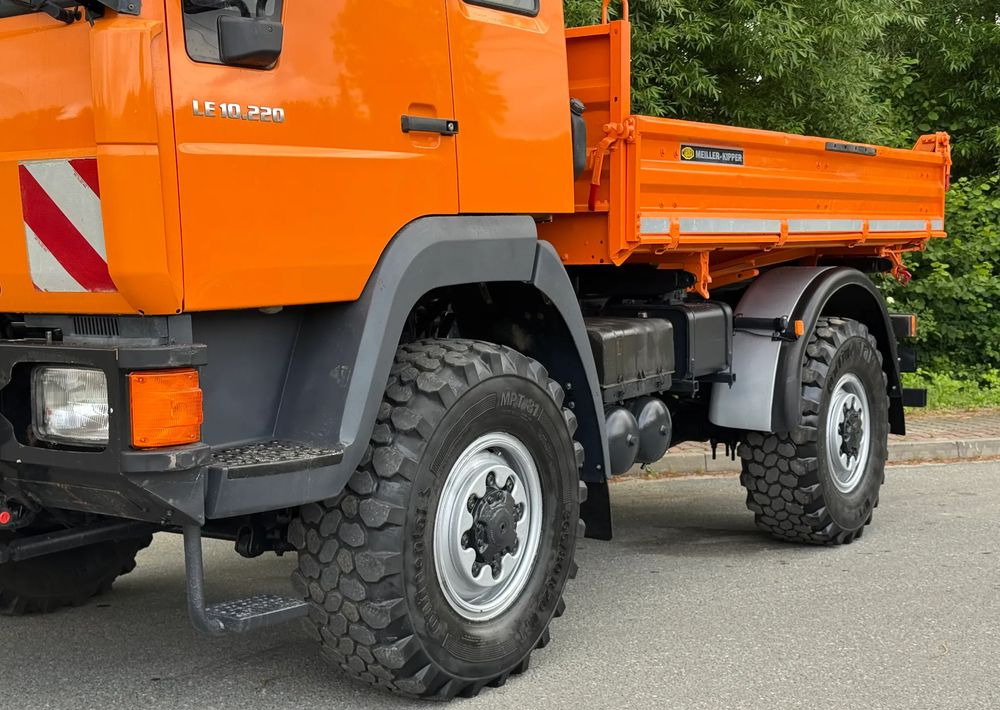 MAN * MAN 10-220 * Kiper Wywrotka Meiller * 4x4 * Zimowe Utrzymanie * Unimog * - Camion benne: photos 5 MAN * MAN 10-220 * Kiper Wywrotka Meiller * 4x4 * Zimowe Utrzymanie * Unimog * - Camion benne: photos 5