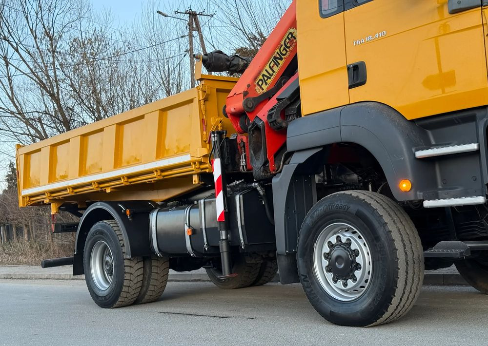 MAN * MAN TGA 18-410 * KIPER WYWROTKA * 4x4 * HDS Palfinger PK16500* Sprowadzony* Bardzo Dobry Stan * - Camion benne: photos 5 MAN * MAN TGA 18-410 * KIPER WYWROTKA * 4x4 * HDS Palfinger PK16500* Sprowadzony* Bardzo Dobry Stan * - Camion benne: photos 5