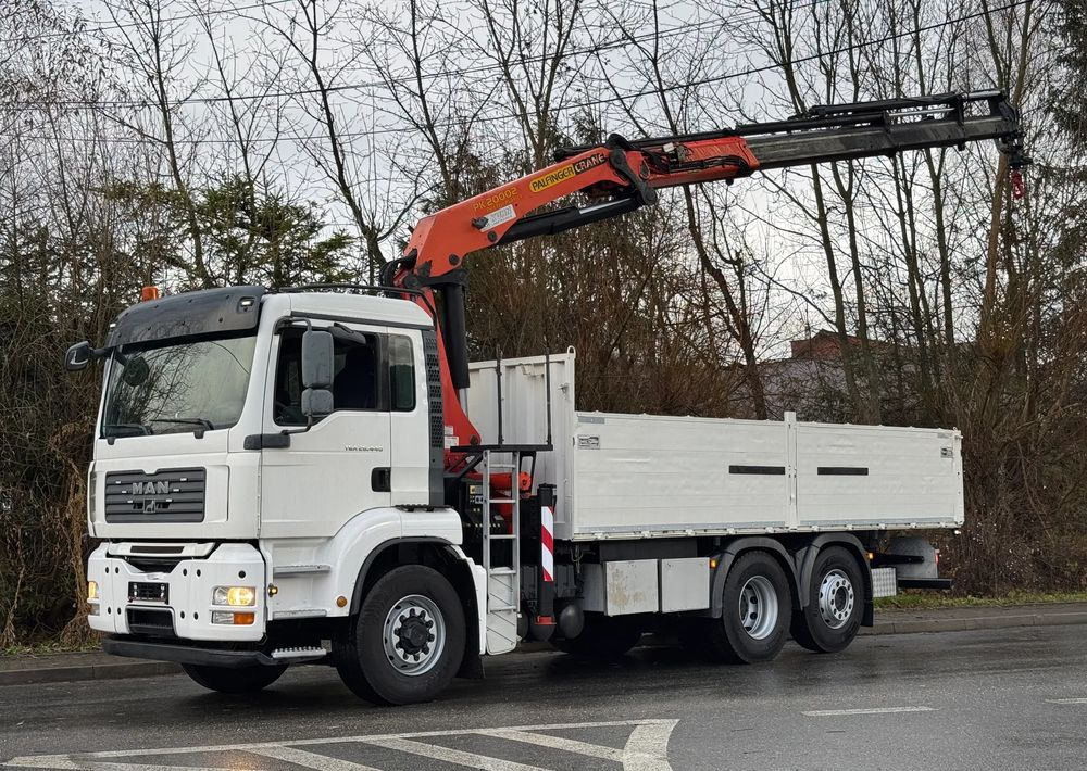 MAN * TGA 26-440 * 4x6 Hydrodrive * HDS Palfinger PK 20002 * Bardzo Dobry Stan - Camion plateau, Camion grue: photos 1 MAN * TGA 26-440 * 4x6 Hydrodrive * HDS Palfinger PK 20002 * Bardzo Dobry Stan - Camion plateau, Camion grue: photos 1