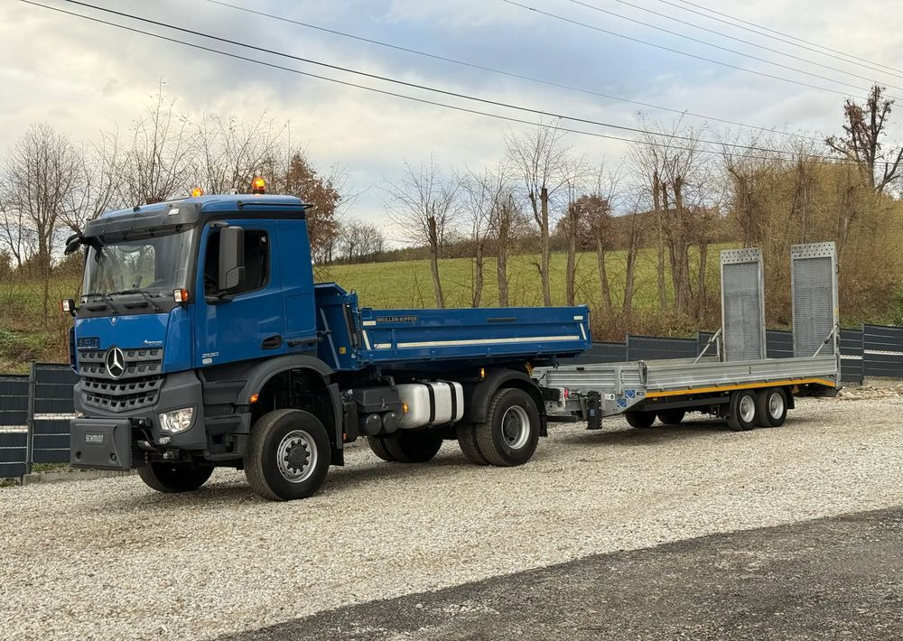 Mercedes-Benz * Arocs * 4X4 * JAK NOWY * Wywrotka Kiper Meiller+ Przyczepa * Zestaw Sprowadzony * 80.700 km Oryginalnie * Mercedes - Camion benne: photos 2 Mercedes-Benz * Arocs * 4X4 * JAK NOWY * Wywrotka Kiper Meiller+ Przyczepa * Zestaw Sprowadzony * 80.700 km Oryginalnie * Mercedes - Camion benne: photos 2