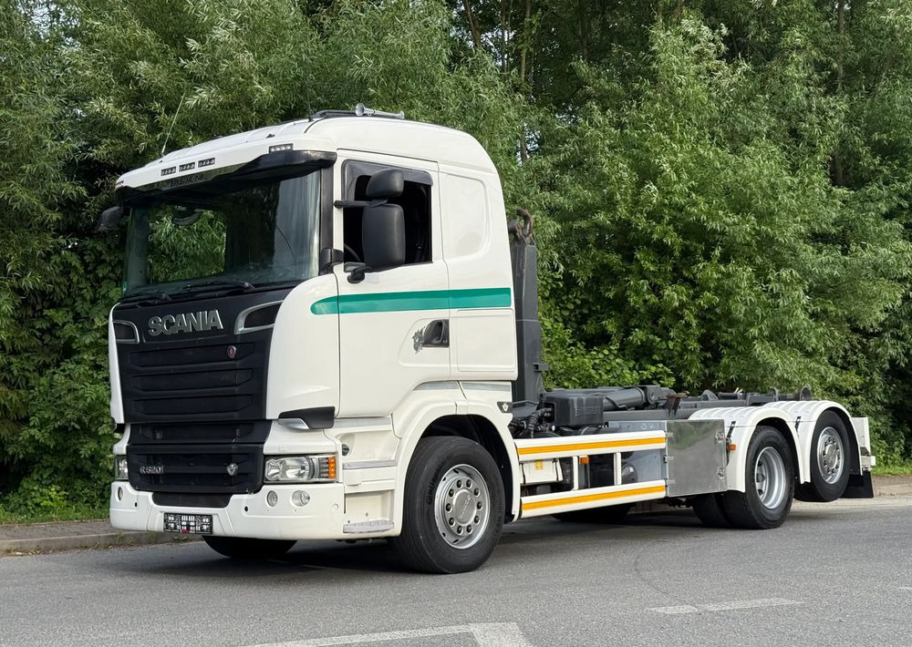 Scania * Hakowiec * Scania R520 V8 * Sprowadzona * Multilift * Bardzo Dobry Stan - Camion ampliroll: photos 2 Scania * Hakowiec * Scania R520 V8 * Sprowadzona * Multilift * Bardzo Dobry Stan - Camion ampliroll: photos 2