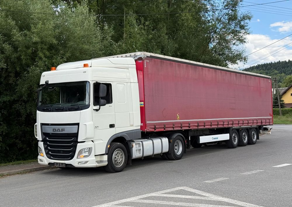 DAF * Zestaw * DAF 106 Euro 6 + Naczepa Krone * Bardzo Dobry Stan - Tracteur routier, Semi-remorque rideaux coulissants: photos 1 DAF * Zestaw * DAF 106 Euro 6 + Naczepa Krone * Bardzo Dobry Stan - Tracteur routier, Semi-remorque rideaux coulissants: photos 1