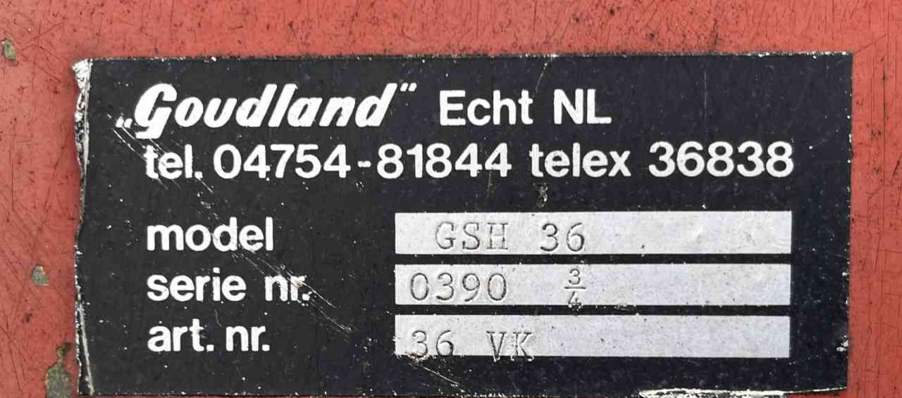 Goudland GSH 36 Schijveneg grondbewerking. - Cover crop: photos 3 Goudland GSH 36 Schijveneg grondbewerking. - Cover crop: photos 3