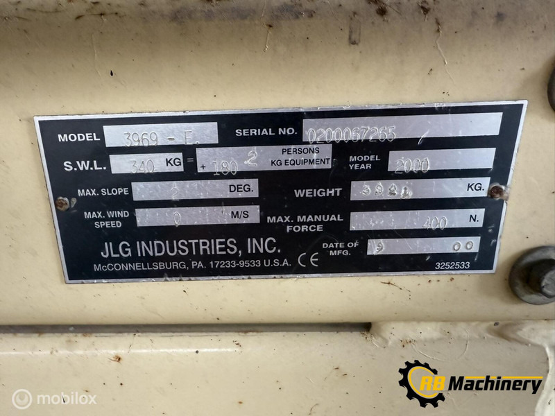 Onbekend merken JLG 3969 - Chariot élévateur: photos 4 Onbekend merken JLG 3969 - Chariot élévateur: photos 4