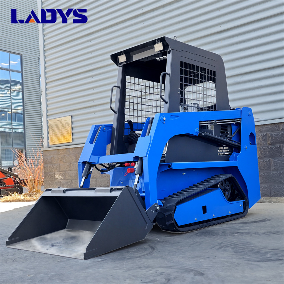 LADYS Free Shipping Mini Skid Steer Loader Compact Track Electric/Diesel Chinese Mini Skid Steer Loader For Sale With Mini Skid Steer Attachments 4 In 1 Bucket - Mini chargeuse: photos 4 LADYS Free Shipping Mini Skid Steer Loader Compact Track Electric/Diesel Chinese Mini Skid Steer Loader For Sale With Mini Skid Steer Attachments 4 In 1 Bucket - Mini chargeuse: photos 4