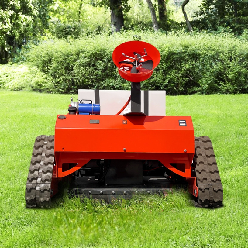 Motofaucheuse neuf LEZUM LD1000 Electric Remote Control Multi-Function Lawn Mower All-Terrain Agricultural Sprayers Pesticide Spraying Mower Gas Gasoline Track Crawler Lawn Mower: photos 6