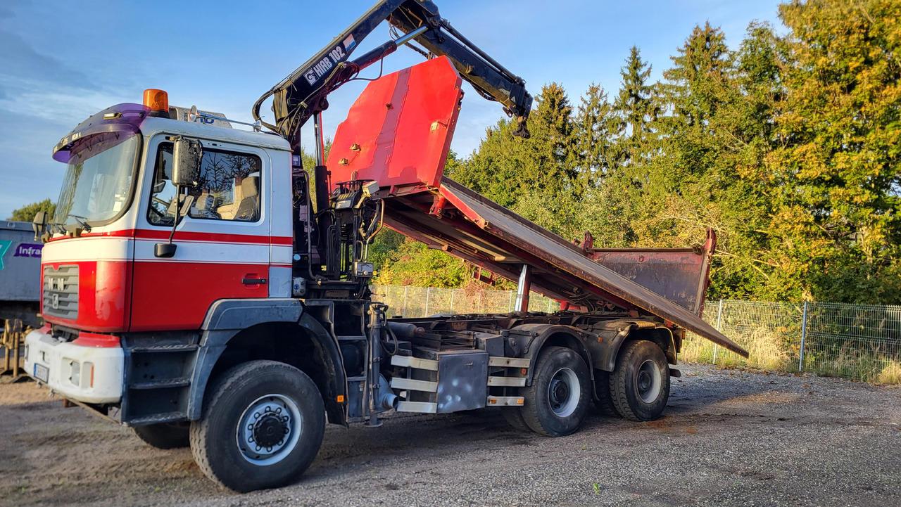 MAN 33.414 6X6 HIAB 102 33.414 - Camion benne: photos 3 MAN 33.414 6X6 HIAB 102 33.414 - Camion benne: photos 3