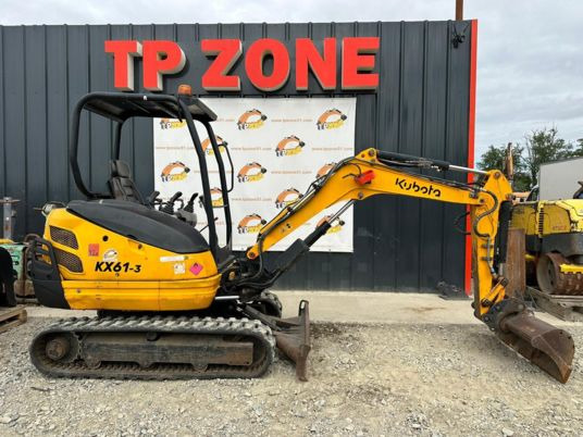 Kubota KX61-3 à 18500 € HT - Mini pelle: photos 1 Kubota KX61-3 à 18500 € HT - Mini pelle: photos 1