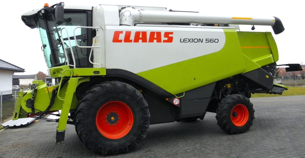 Claas Lexion 560 2008 Rok heder V 750, Najbogatsza Wersja, Nie Malowany, Stan Bardzo Dobry - Moissonneuse-batteuse: photos 1 Claas Lexion 560 2008 Rok heder V 750, Najbogatsza Wersja, Nie Malowany, Stan Bardzo Dobry - Moissonneuse-batteuse: photos 1