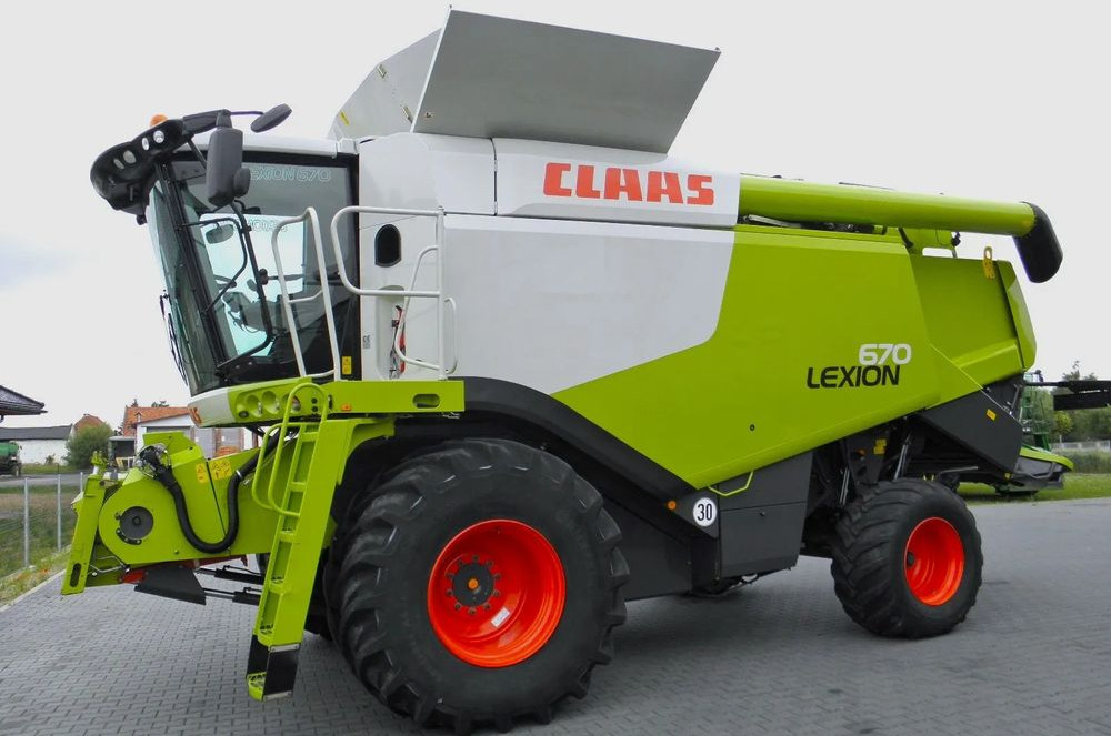 Claas Lexion 670 2014 Rok, Heder 7,5 Vario, Najbogatsza Wersja, Nie Malowany, Stan Idealny - Moissonneuse-batteuse: photos 3 Claas Lexion 670 2014 Rok, Heder 7,5 Vario, Najbogatsza Wersja, Nie Malowany, Stan Idealny - Moissonneuse-batteuse: photos 3