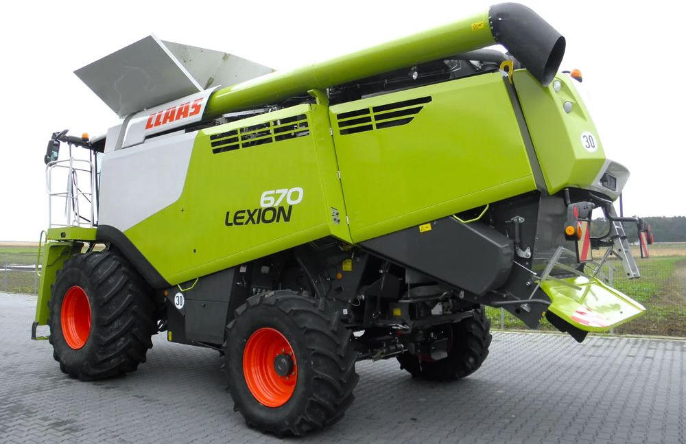 Moissonneuse-batteuse Claas Lexion 670 2019 Rok, Heder V 770,  Najbogatsza Wersja, Nie Malowany, Stan Idealny: photos 12