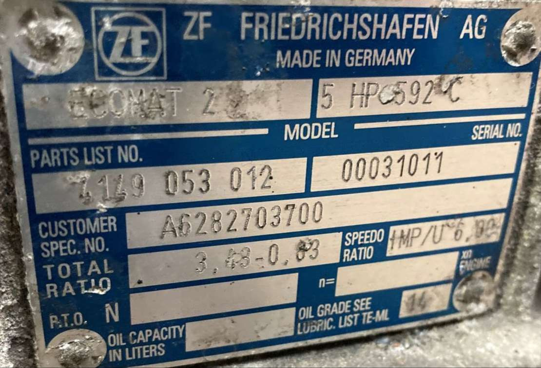 ZF Getriebe ZF 5HP 592C 5HP592C 4149053012 Mercedes Citaro Ecomat 2 - Boîte de vitesse pour Bus: photos 2 ZF Getriebe ZF 5HP 592C 5HP592C 4149053012 Mercedes Citaro Ecomat 2 - Boîte de vitesse pour Bus: photos 2