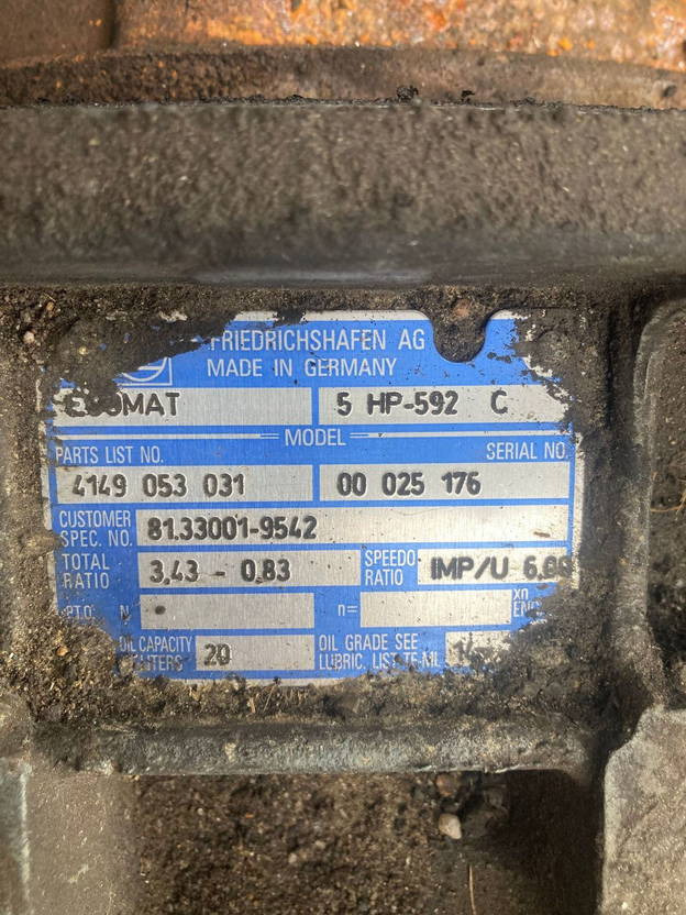 ZF Getriebe ZF 5HP 592C 5HP592C 4149053031 MAN A21 A23 Ecomat - Boîte de vitesse pour Bus: photos 2 ZF Getriebe ZF 5HP 592C 5HP592C 4149053031 MAN A21 A23 Ecomat - Boîte de vitesse pour Bus: photos 2