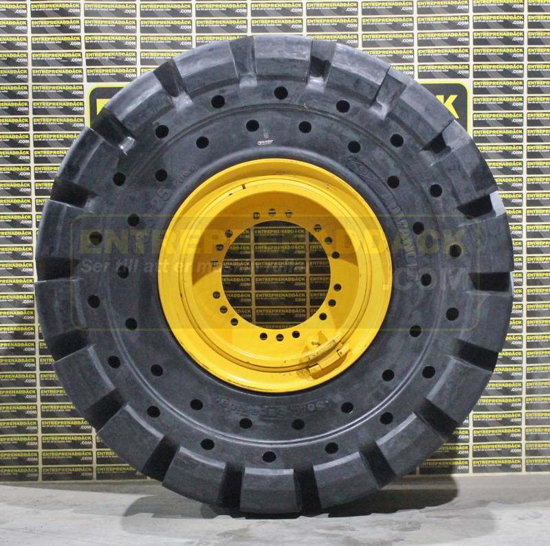 Compl. wheels Advance SOLID 23.5-25 -recycling and demolition indus - Pneus et jantes pour Chargeuse sur pneus: photos 4 Compl. wheels Advance SOLID 23.5-25 -recycling and demolition indus - Pneus et jantes pour Chargeuse sur pneus: photos 4