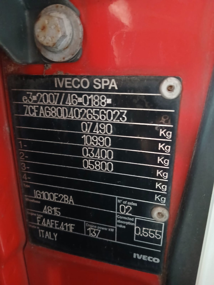 IVECO EUROCARGO 80-190 - Camion grue: photos 3 IVECO EUROCARGO 80-190 - Camion grue: photos 3