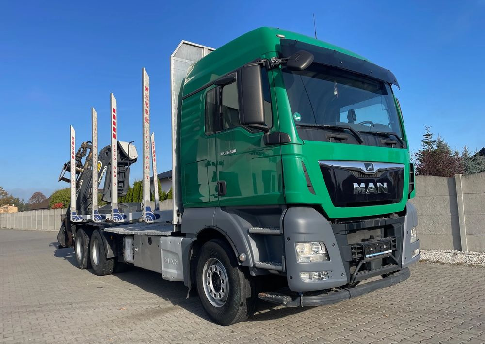 MAN TGX 26.500, 6x4, HDS EPSILOM M12Z, do transportu drewna. - Camion grumier: photos 3 MAN TGX 26.500, 6x4, HDS EPSILOM M12Z, do transportu drewna. - Camion grumier: photos 3