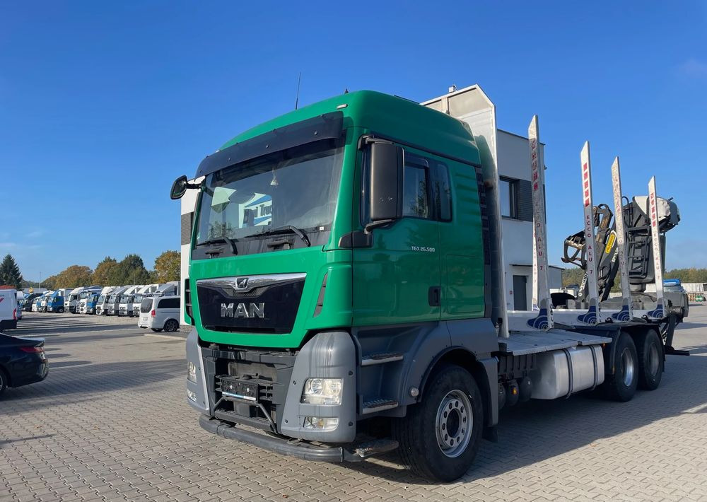 MAN TGX 26.500, 6x4, HDS EPSILOM M12Z, do transportu drewna. - Camion grumier: photos 2 MAN TGX 26.500, 6x4, HDS EPSILOM M12Z, do transportu drewna. - Camion grumier: photos 2