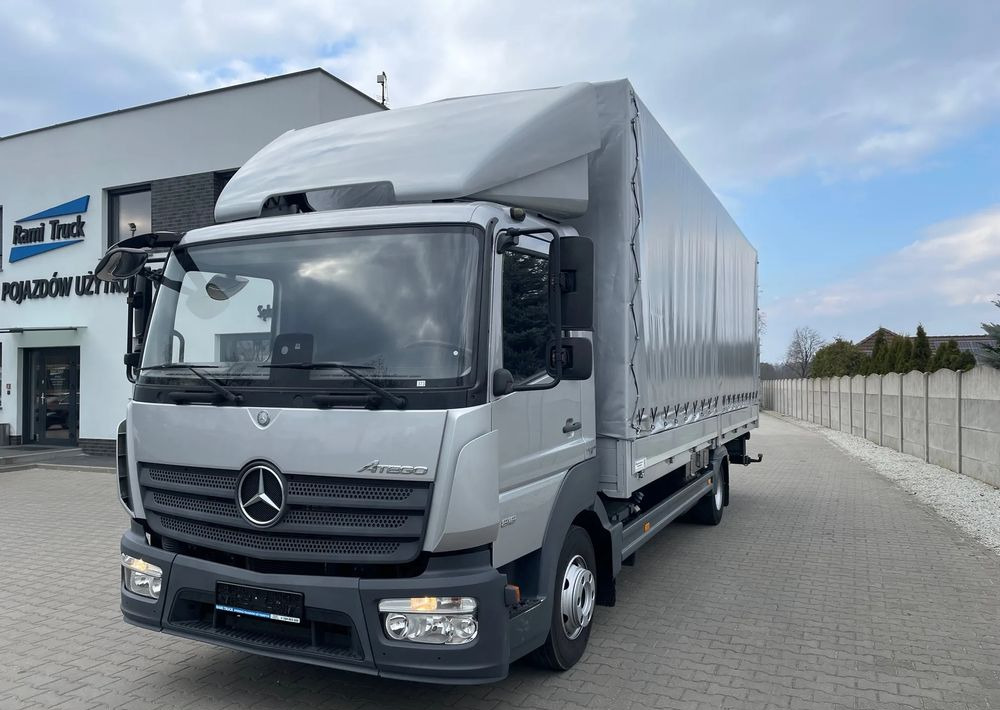 Camion à rideaux coulissants Mercedes-Benz ATEGO 818 KLIMA, WEBASTO: photos 1