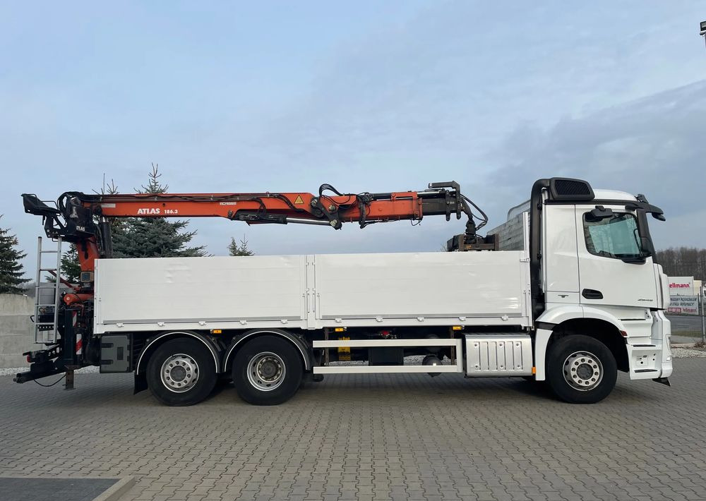 Mercedes-Benz Arocs 2545, HDS ATLAS 186.3 - PILOT - Camion plateau: photos 5 Mercedes-Benz Arocs 2545, HDS ATLAS 186.3 - PILOT - Camion plateau: photos 5