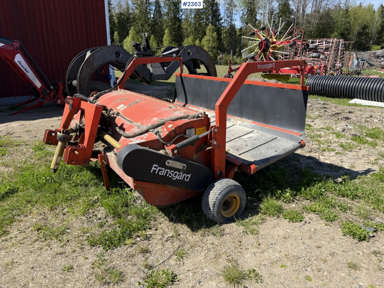 Fransgård SV 250 swath aerator with swath rake - Matériel de fenaison: photos 1 Fransgård SV 250 swath aerator with swath rake - Matériel de fenaison: photos 1