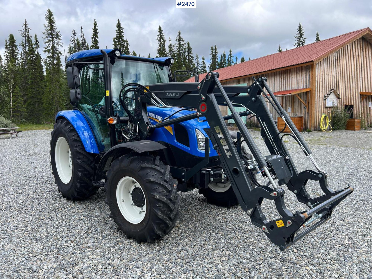 Tractor New Holland T4.75 S Stage V - Tracteur agricole: photos 1 Tractor New Holland T4.75 S Stage V - Tracteur agricole: photos 1