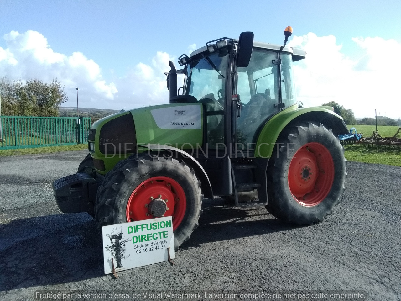 CLAAS TRACTEUR AGRICOLE ARES 566 RZ - Tracteur agricole: photos 1 CLAAS TRACTEUR AGRICOLE ARES 566 RZ - Tracteur agricole: photos 1