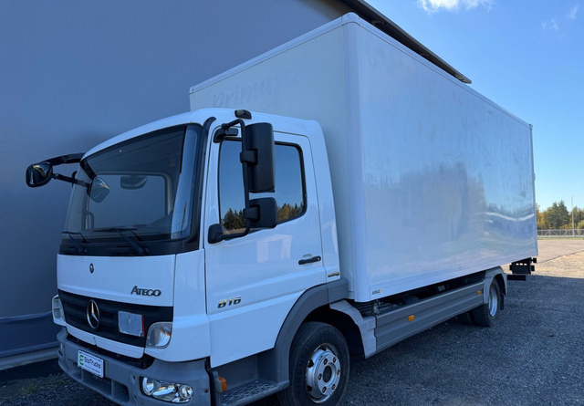 Mercedes-BenzAtego kaappi + perälauta - Camion fourgon: photos 1 Mercedes-BenzAtego kaappi + perälauta - Camion fourgon: photos 1