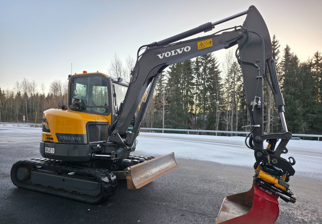Pelle sur chenille VolvoECR58D + Engcon, Novatron: photos 7
