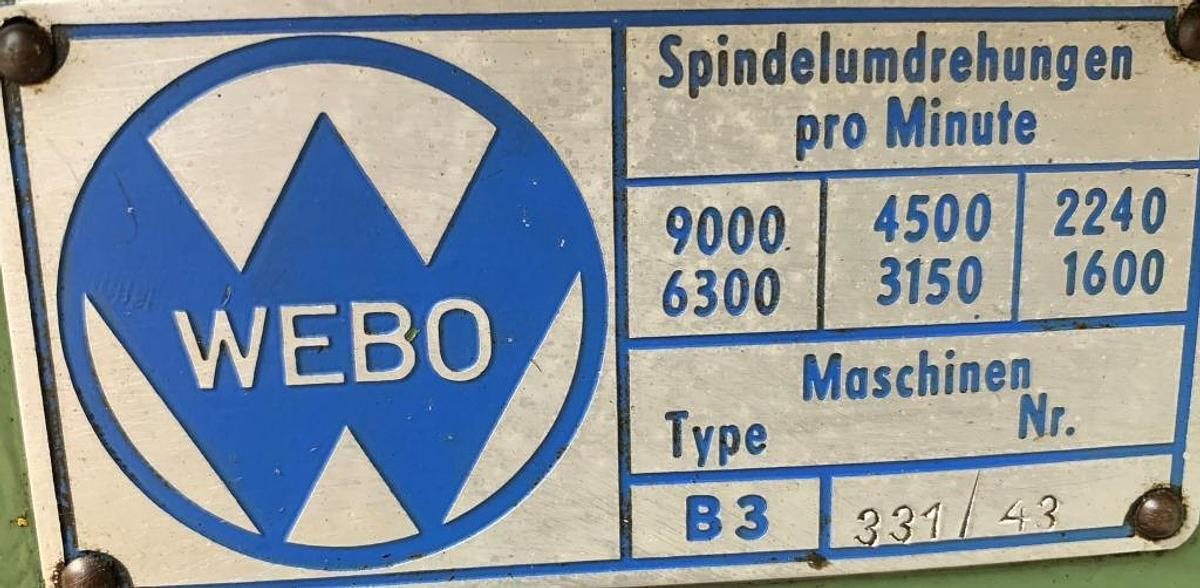 Tischbohrmaschine WEBO - Perceuse à colonne: photos 2 Tischbohrmaschine WEBO - Perceuse à colonne: photos 2