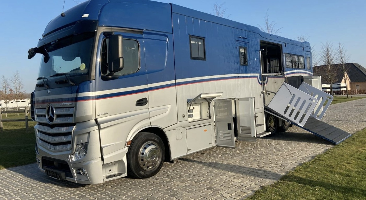 Camion chevaux pour transport de animaux MERCEDES-BENZ Actros 2651 8 Pferde: photos 9