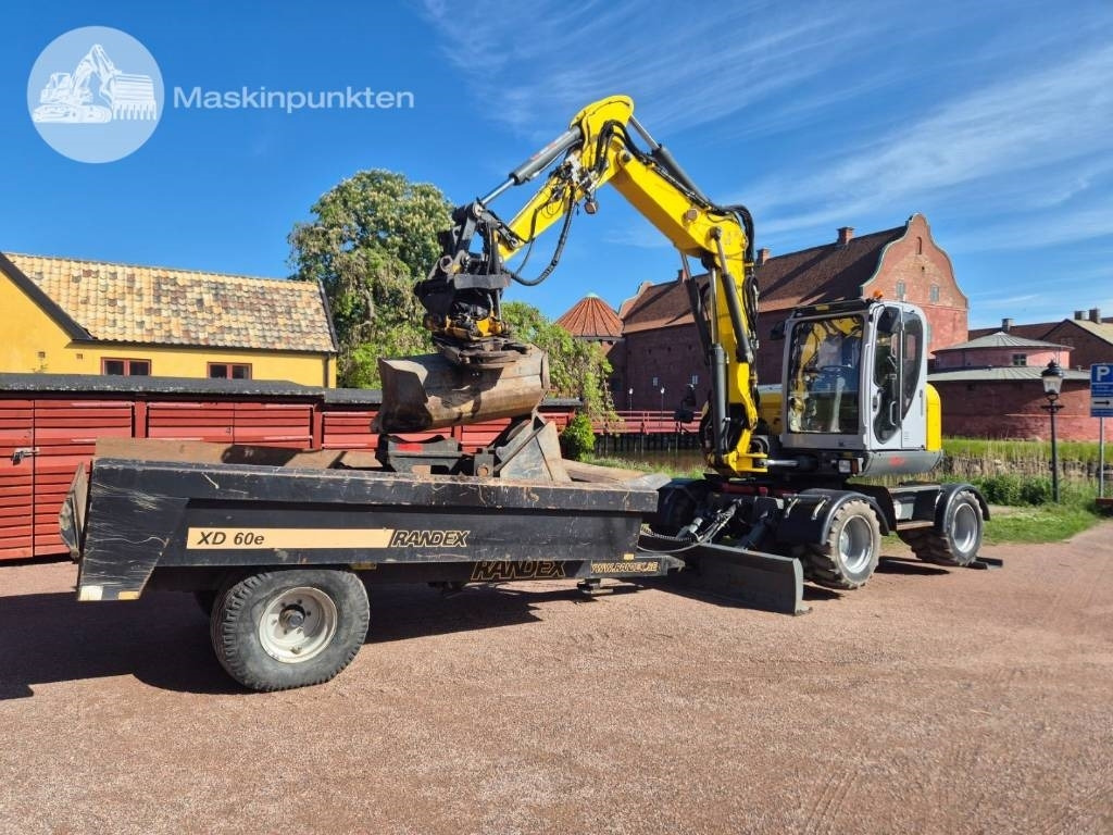 Wacker Neuson EW 100 med vagn - Pelle sur pneus: photos 3 Wacker Neuson EW 100 med vagn - Pelle sur pneus: photos 3