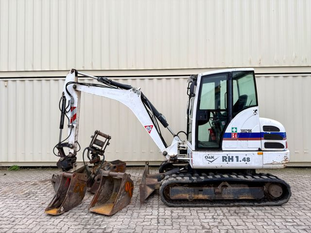 O & K RH1.48 / 4.680 KG / Greifer + 3 x Löffel - Mini pelle: photos 2 O & K RH1.48 / 4.680 KG / Greifer + 3 x Löffel - Mini pelle: photos 2