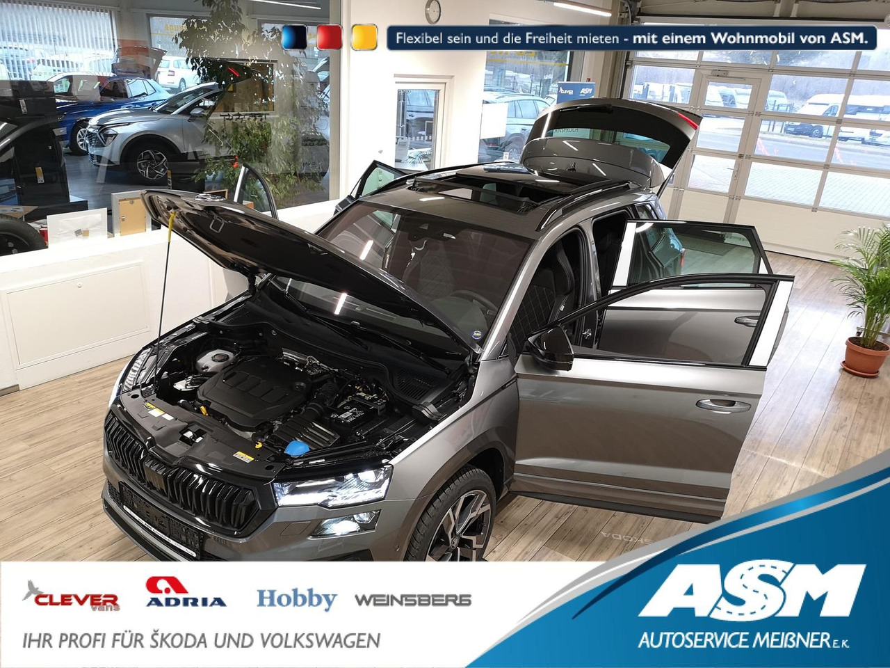 Skoda Karoq Sportline 2,0TDI DSG 4x4*PSD*AHK*360°*NAVI - SUV: photos 1 Skoda Karoq Sportline 2,0TDI DSG 4x4*PSD*AHK*360°*NAVI - SUV: photos 1