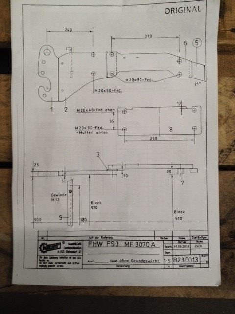 Hauer FS-3 Sidevanger MF 3070 2WD - Accessoire pour Machine agricole: photos 4 Hauer FS-3 Sidevanger MF 3070 2WD - Accessoire pour Machine agricole: photos 4