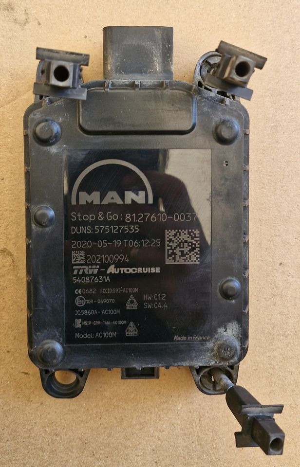 MAN TG3 TGX RADAR ODLEGŁOŚCIOWY KAMERA SENSOR ACC 81.27610-0037 - Cabine et intérieur: photos 1 MAN TG3 TGX RADAR ODLEGŁOŚCIOWY KAMERA SENSOR ACC 81.27610-0037 - Cabine et intérieur: photos 1