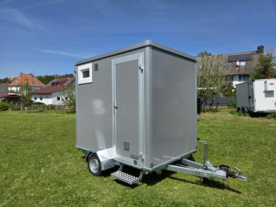 Badezimmerwagen Bad Anhänger Sanitär-Anhänger WC Dusche - Conteneur comme habitat, Remorque: photos 1 Badezimmerwagen Bad Anhänger Sanitär-Anhänger WC Dusche - Conteneur comme habitat, Remorque: photos 1