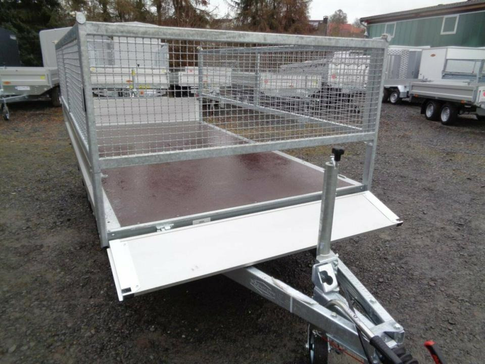 Remorque plateau Böckmann PKW-Anhänger,2,0 to.Hochlader, Gitteraufsatz, 100 km/h: photos 10 Remorque plateau Böckmann PKW-Anhänger,2,0 to.Hochlader, Gitteraufsatz, 100 km/h: photos 10