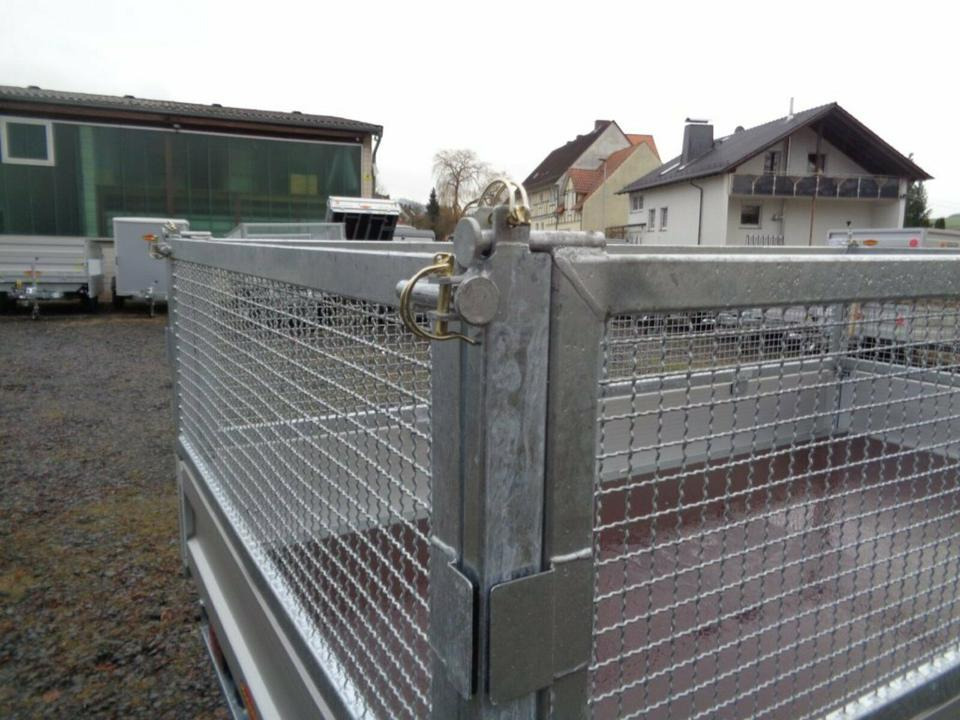 Remorque plateau Böckmann PKW-Anhänger,2,0 to.Hochlader, Gitteraufsatz, 100 km/h: photos 15 Remorque plateau Böckmann PKW-Anhänger,2,0 to.Hochlader, Gitteraufsatz, 100 km/h: photos 15