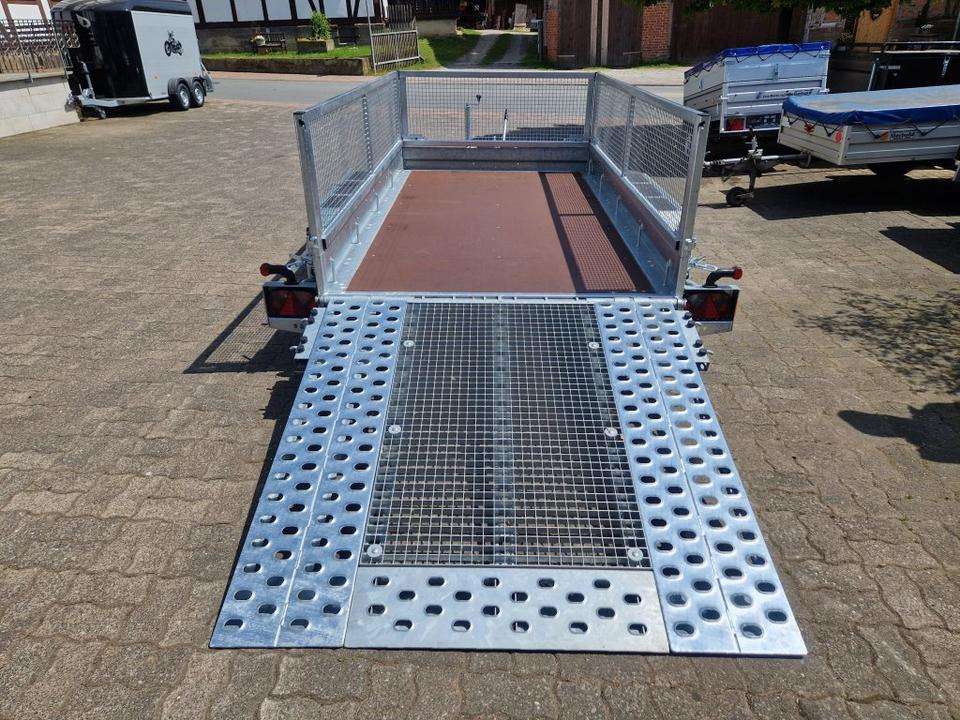 Böckmann PKW-Anhänger Maschinentransporter Gitteraufsatz 3,5t - Remorque porte engin: photos 3 Böckmann PKW-Anhänger Maschinentransporter Gitteraufsatz 3,5t - Remorque porte engin: photos 3