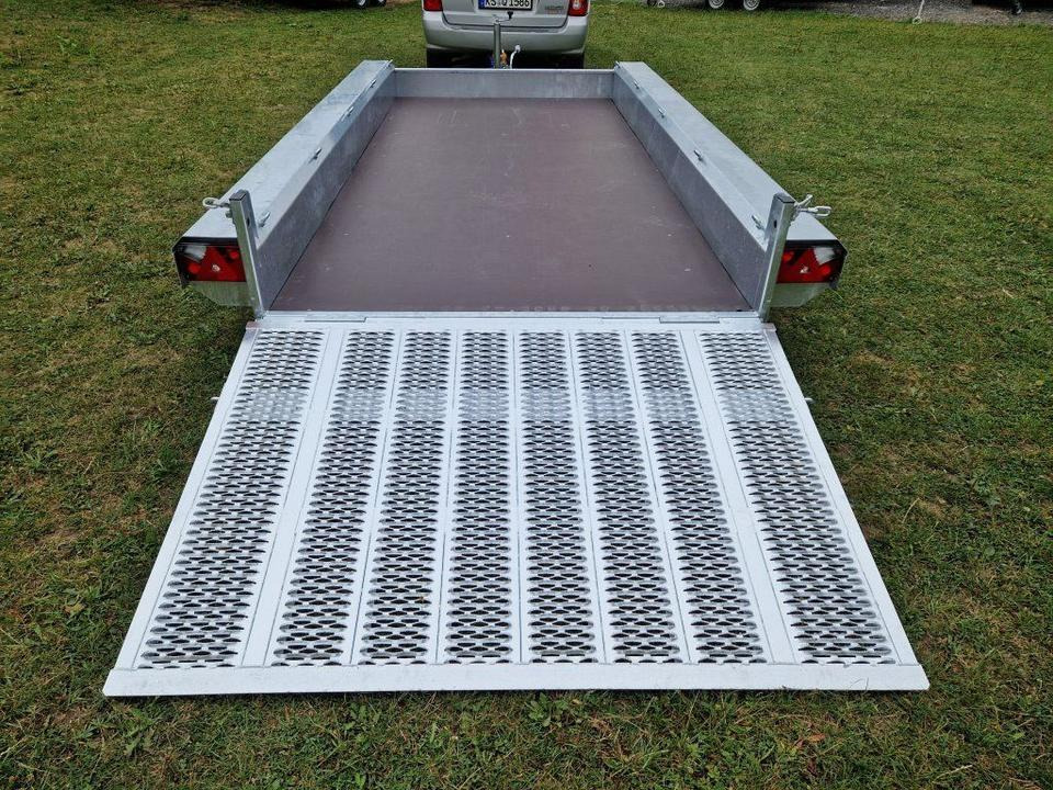 Remorque porte engin Maschinentransporter 3,5t, PKW-Anhänger 4,8 x 1,8m Mieten Leihen: photos 9 Remorque porte engin Maschinentransporter 3,5t, PKW-Anhänger 4,8 x 1,8m Mieten Leihen: photos 9