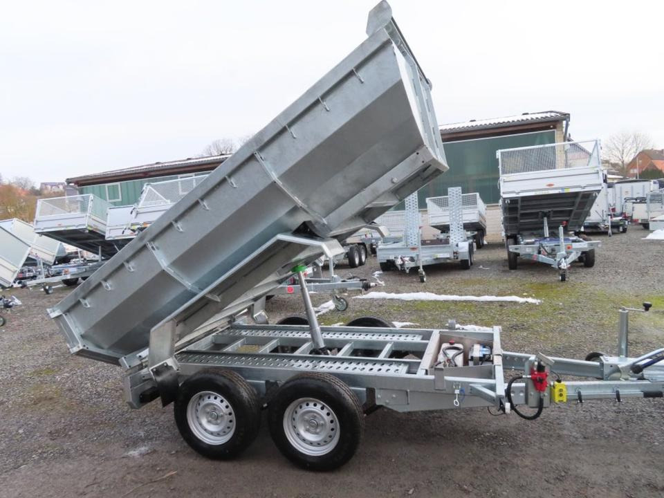 PKW Anhänger Kipper Muldenkipper Auffahrschienen 3,5t 100km/h - Remorque benne: photos 4 PKW Anhänger Kipper Muldenkipper Auffahrschienen 3,5t 100km/h - Remorque benne: photos 4