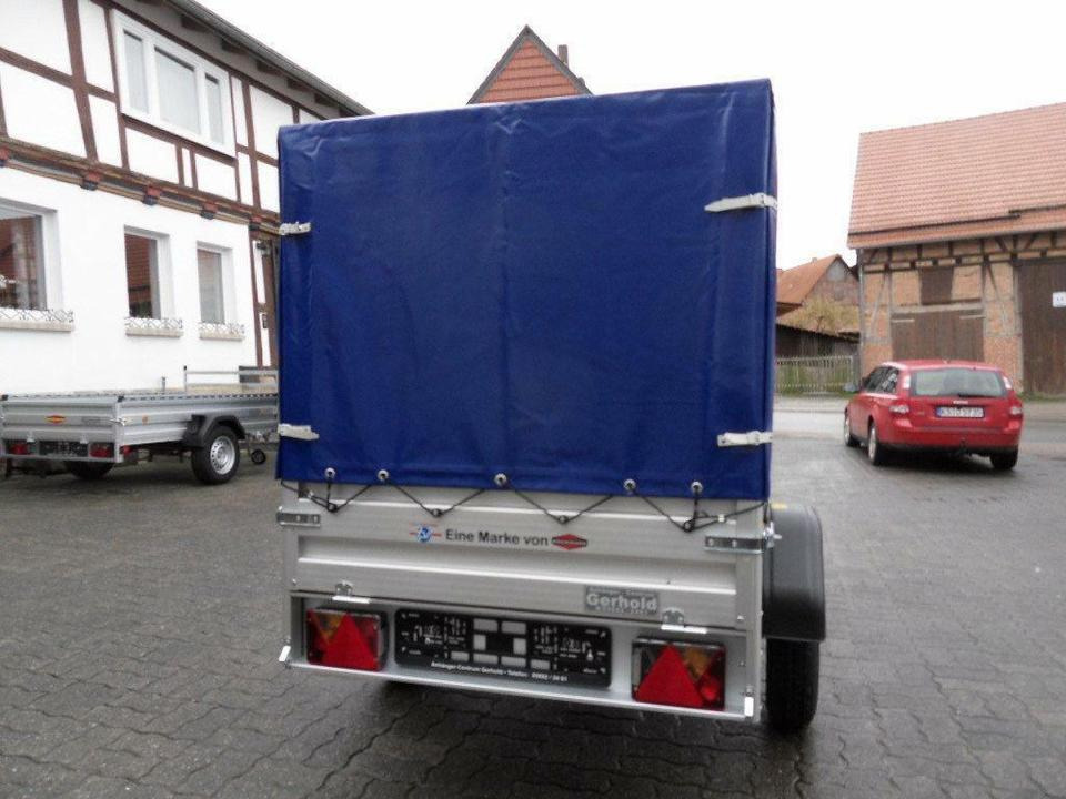 Pkw Anhänger, 750 kg, Alu Plane und Spriegel, 100 km/h - Remorque voiture: photos 3 Pkw Anhänger, 750 kg, Alu Plane und Spriegel, 100 km/h - Remorque voiture: photos 3